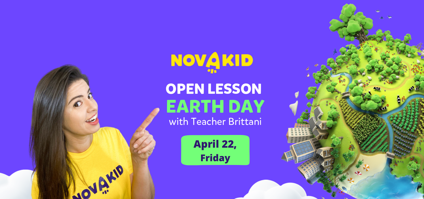 a Celebra el Día de la Tierra en la próxima clase grupal de Novakid